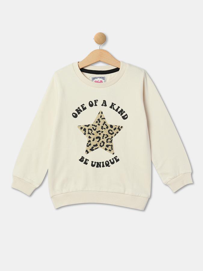 R&B Girl's Round Neck Sweat Top