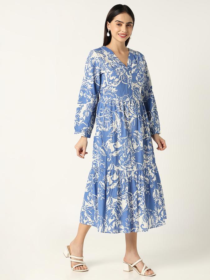 Women Western Wear Floral Dress image number 3