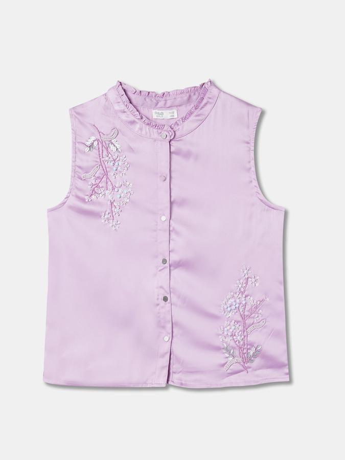 Women Embroidered Skirt-Suit Set image number 2