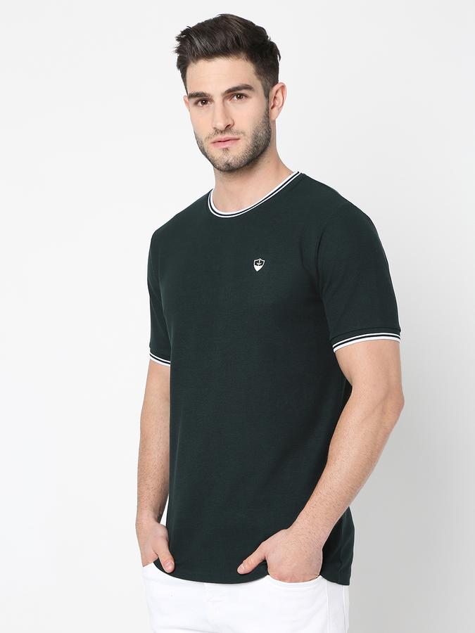 Men Regular Fit Round-Neck T-Shirt image number 1