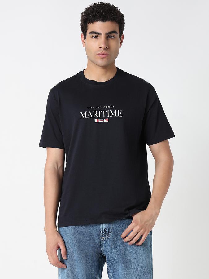 Printed Men Round Neck T-Shirt image number 1
