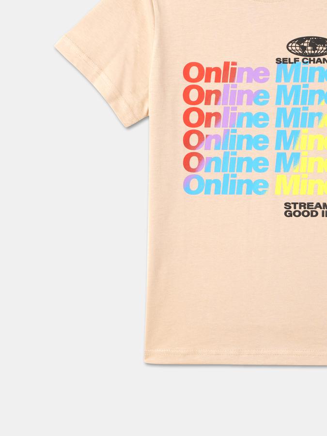R&B Boy's Round Neck Graphic Tee image number 3