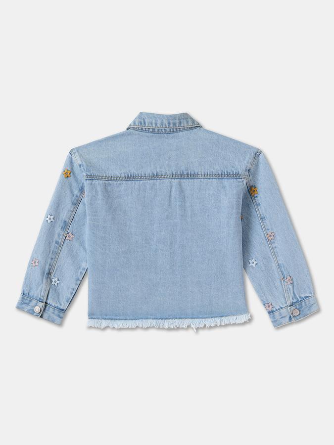 Full Sleeve Embroidered Girls Jacket image number 1