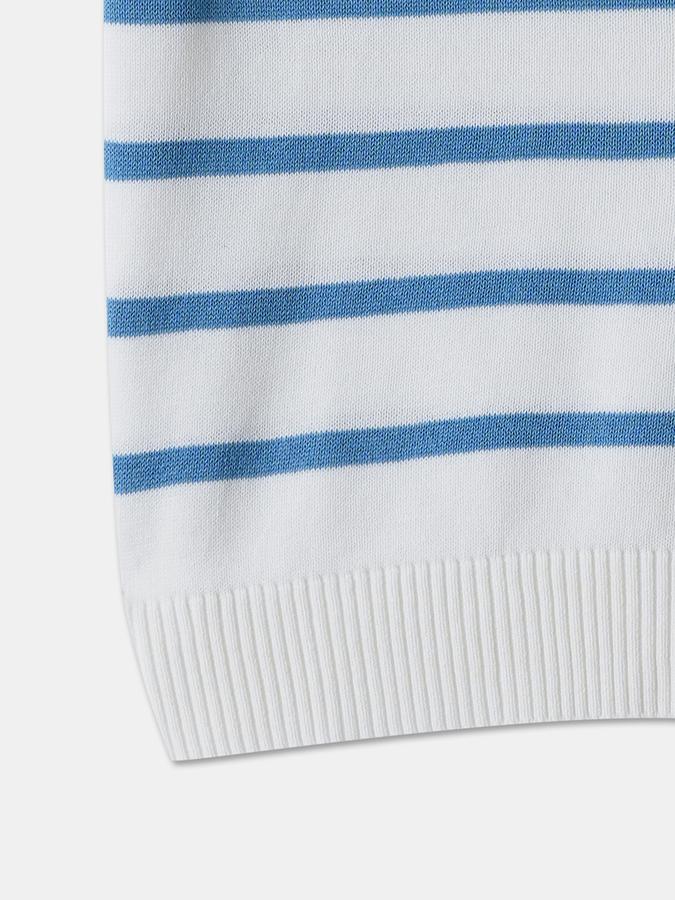 Boys Regular Fit Short Sleeve Polo Collar T-Shirt