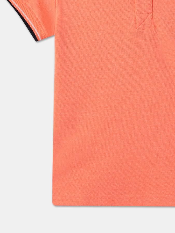 Boys Relaxed Fit Polo T-Shirt image number 3