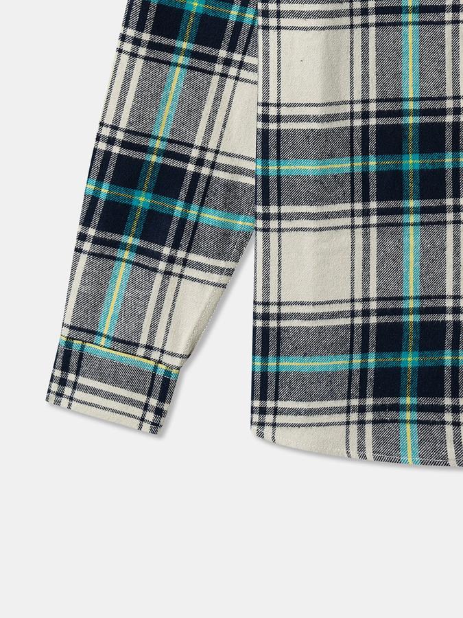 Boys Regular Fit Full Sleeve Button-Down Collar Shirt