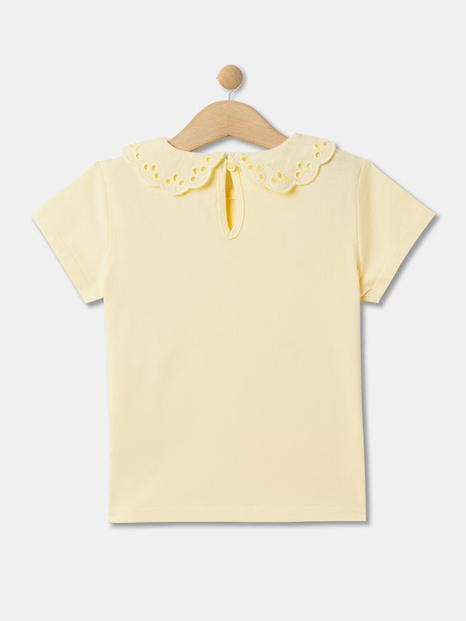 Round-Neck Top with Short Sleeves image number 1