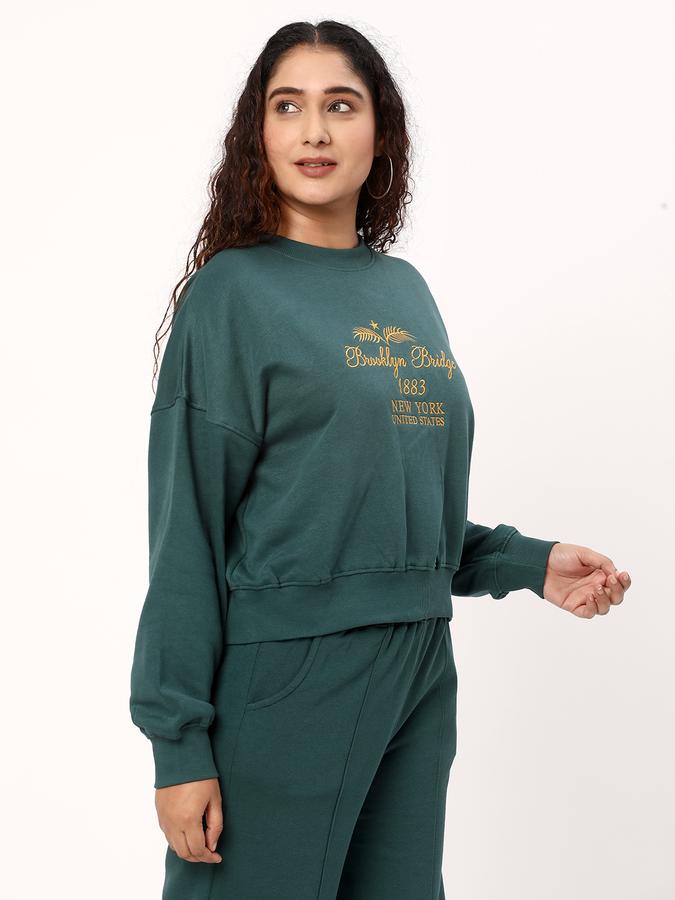 Women Graphic Print Regular Fit Sweatshirt image number 3