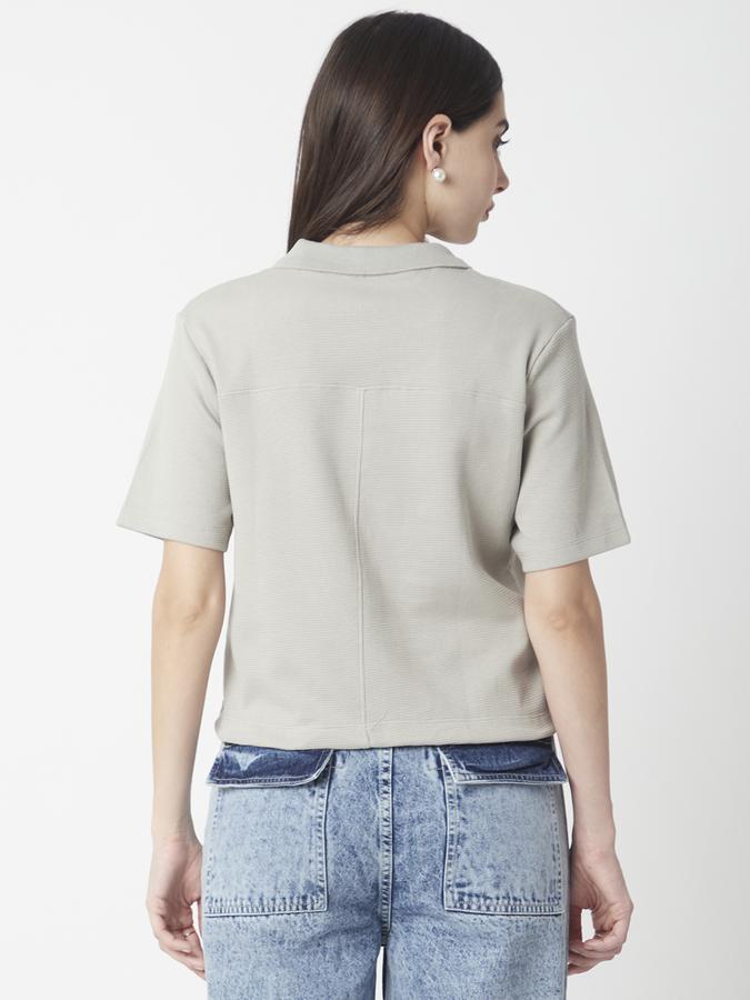 Casual Solid Women Top image number 2