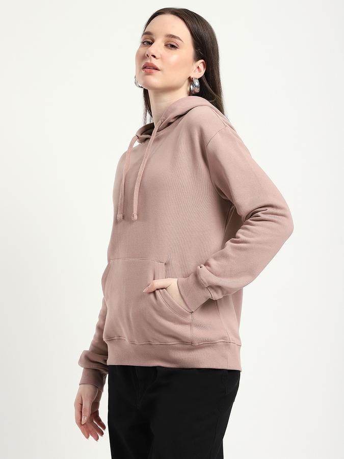 R&B Women Rose Solid Hoodie