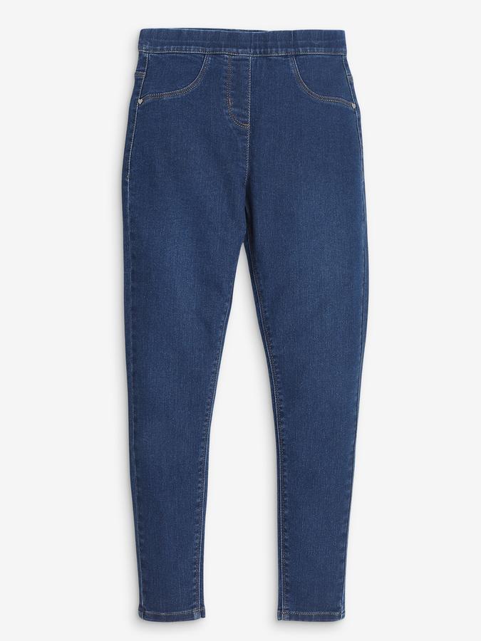 Girls Blend Skinny Fit Mid-Rise Solid Jeans