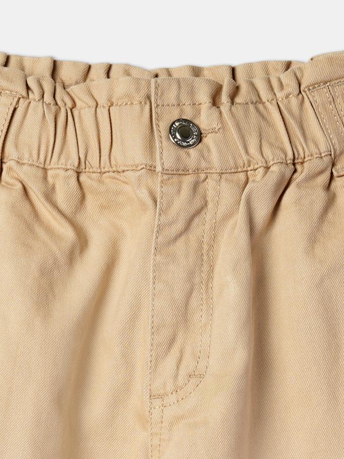 Girls Straight Fit Pleated Pants image number 3
