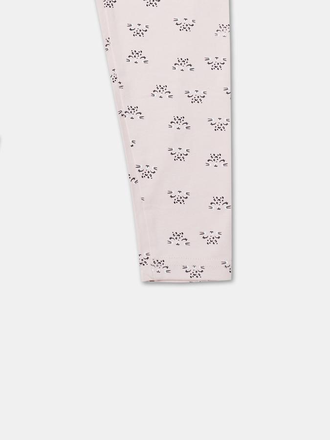 R&B Girls Peach Leggings image number 2
