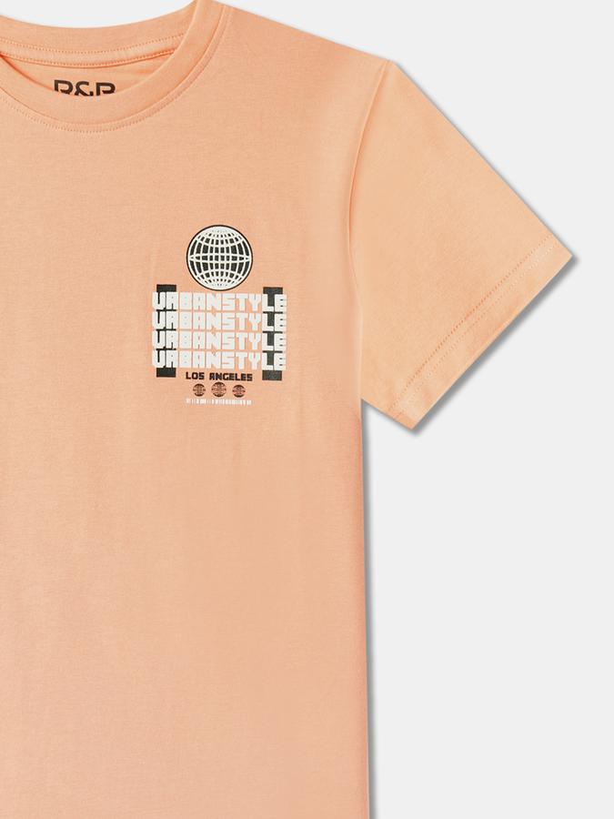 Boy Graphic Print Round-Neck T-Shirt image number 2