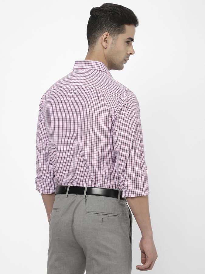 R&B Blue Men Formal Shirts image number 2