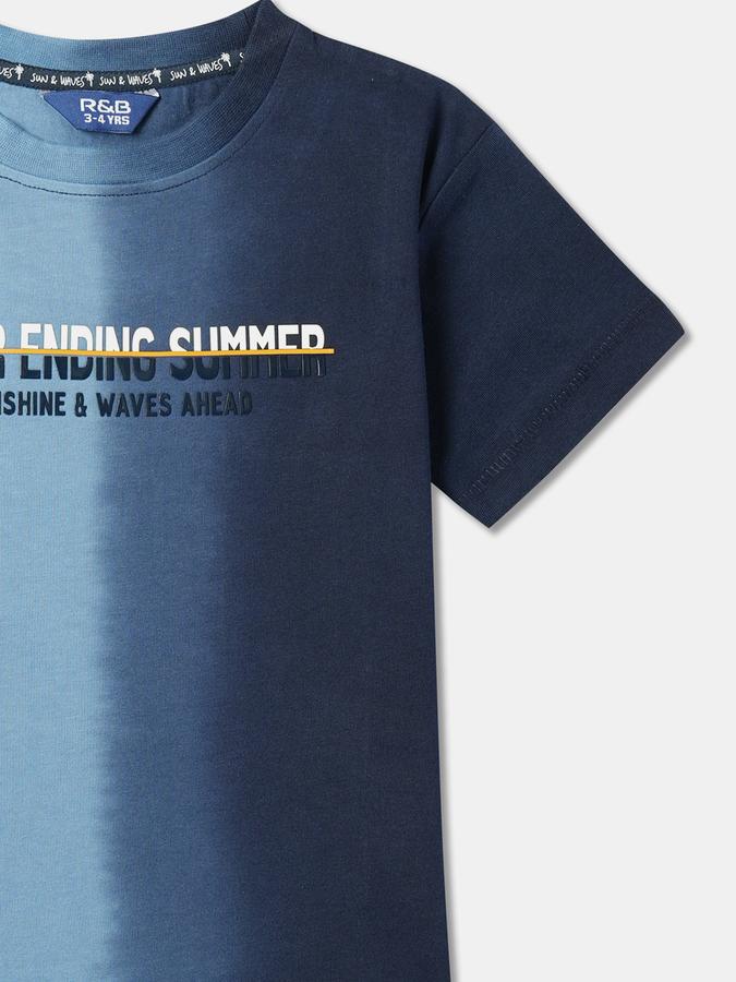 Boys Regular Fit Short Sleeve Crew Neck T-Shirt