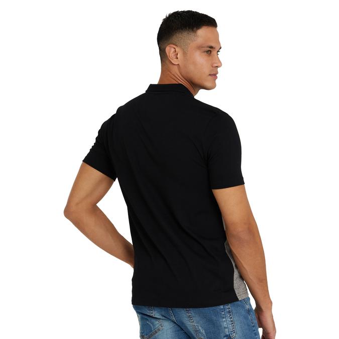 R&B Polo Neck Black T-Shirt image number 1