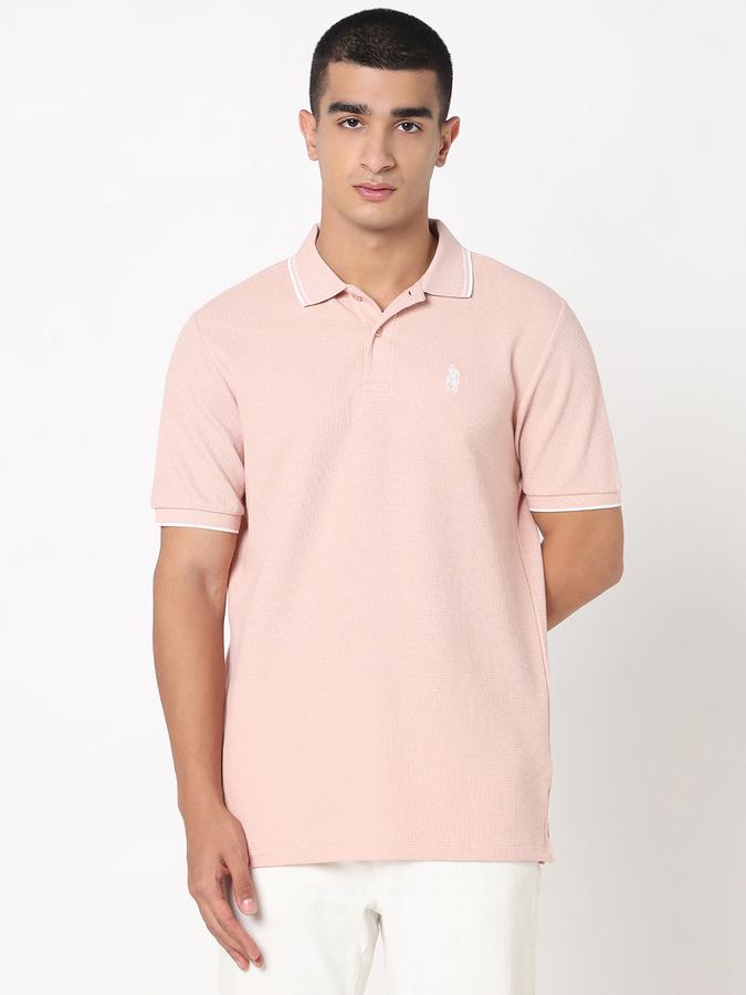 MENS TEXTURE POLO image number 1