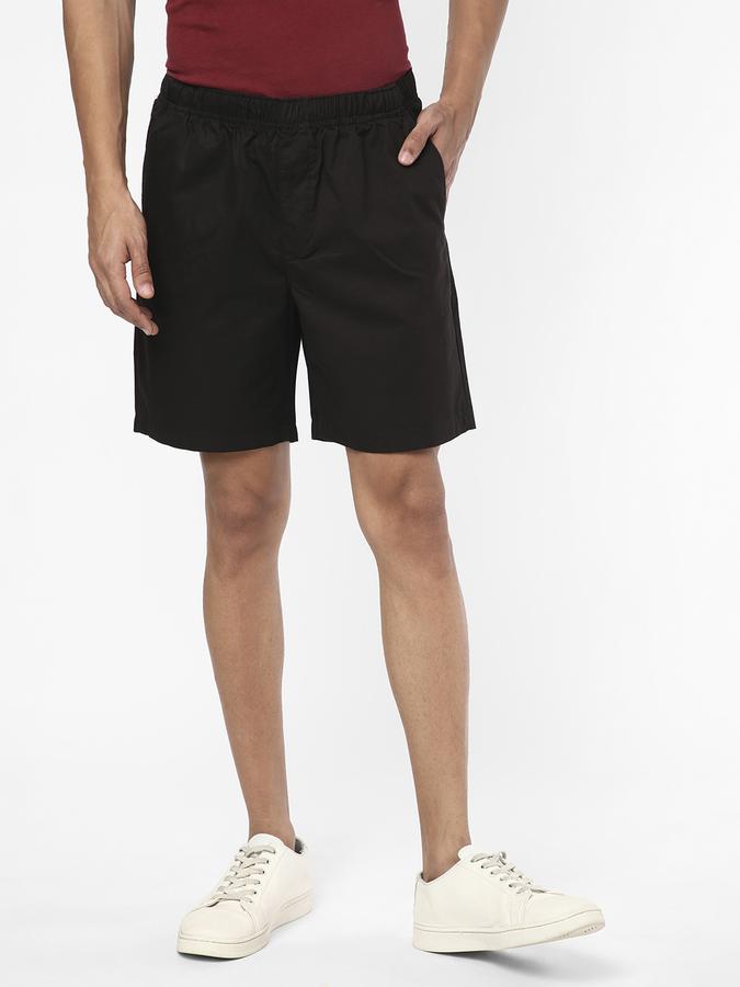 R&B Men Black Shorts image number 0