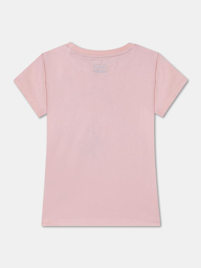 Girls Graphic Print Pure Cotton Regular T Shirt image number 1