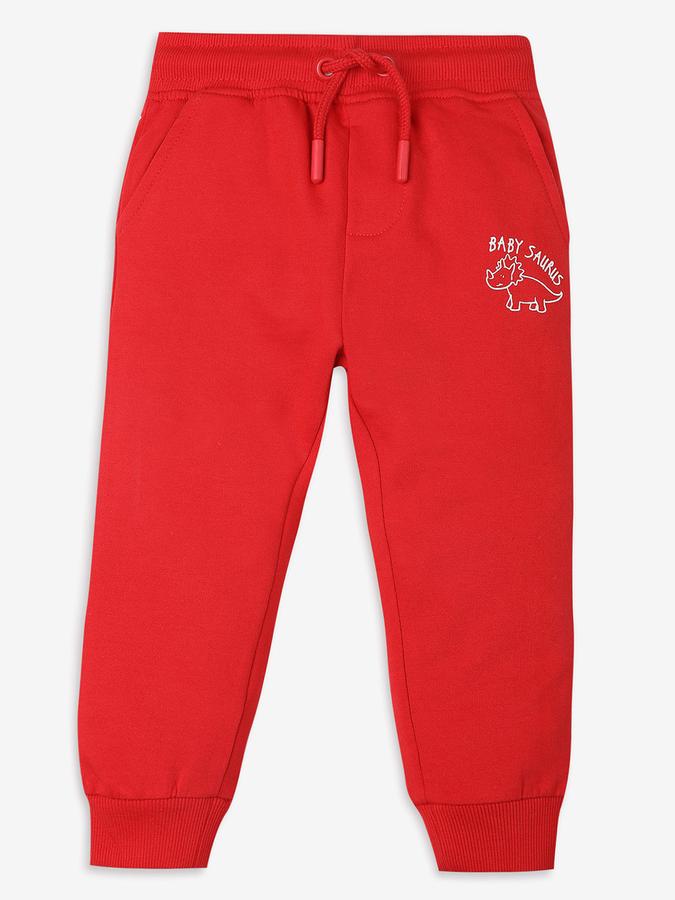 Boys Relaxed Fit Drawstring Waist Graphic Print Jogger