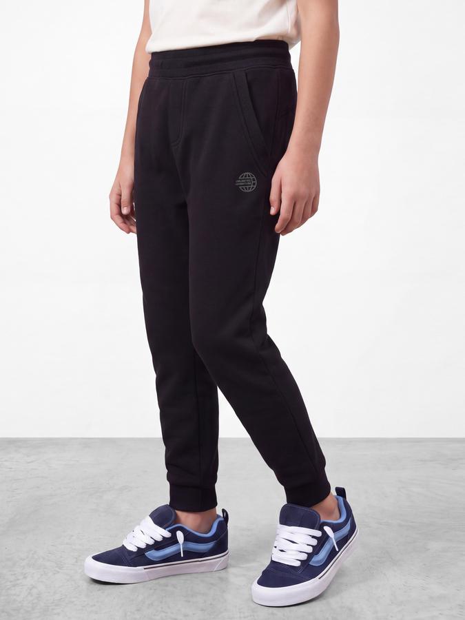 R&B Boys Navy Blue Graphic Print Elasticated waist Jogger Pant 