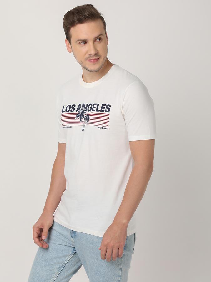 Typographic Print Regular Fit T-Shirt image number 1