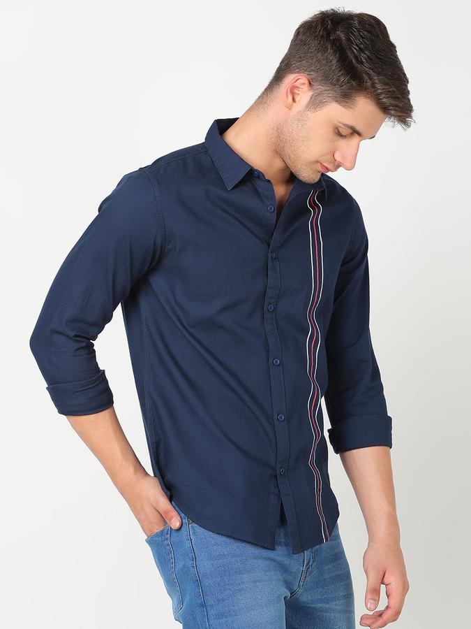 R&B Men's Solid Casual Shirt image number 2