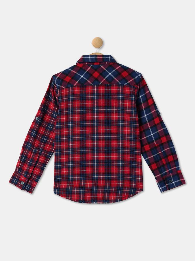 Boys Checked Regular Fit Shirt image number 1