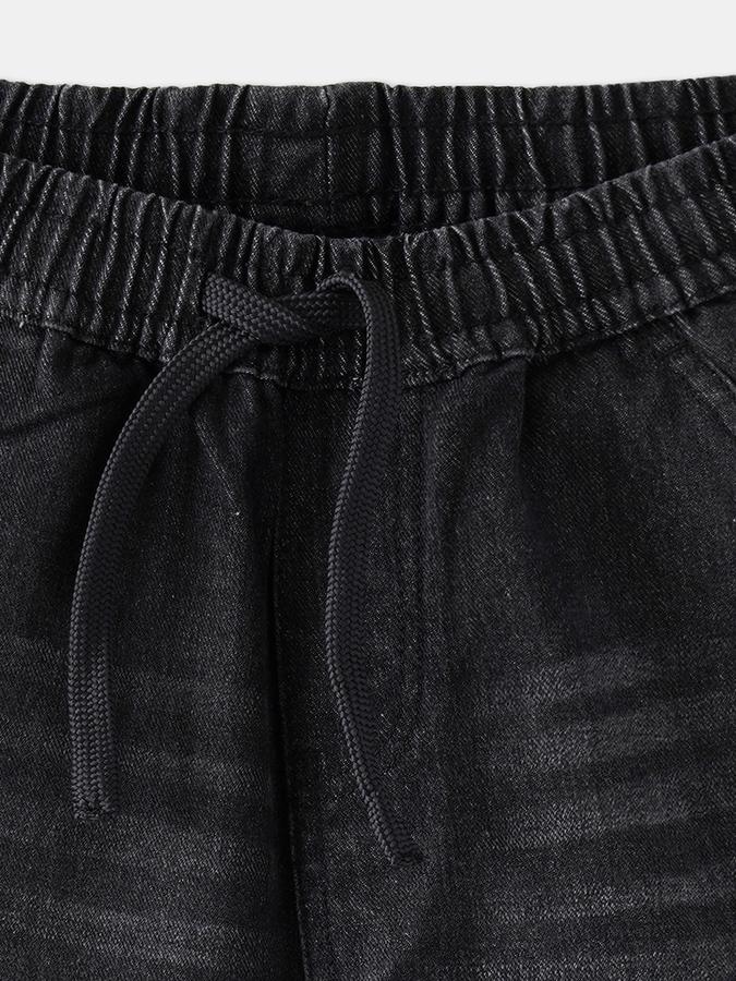 R&B Boys Solid DENIM SHORT image number 2