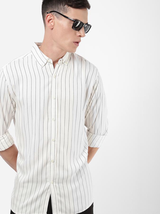 R&B White Men Casual Shirts image number 0