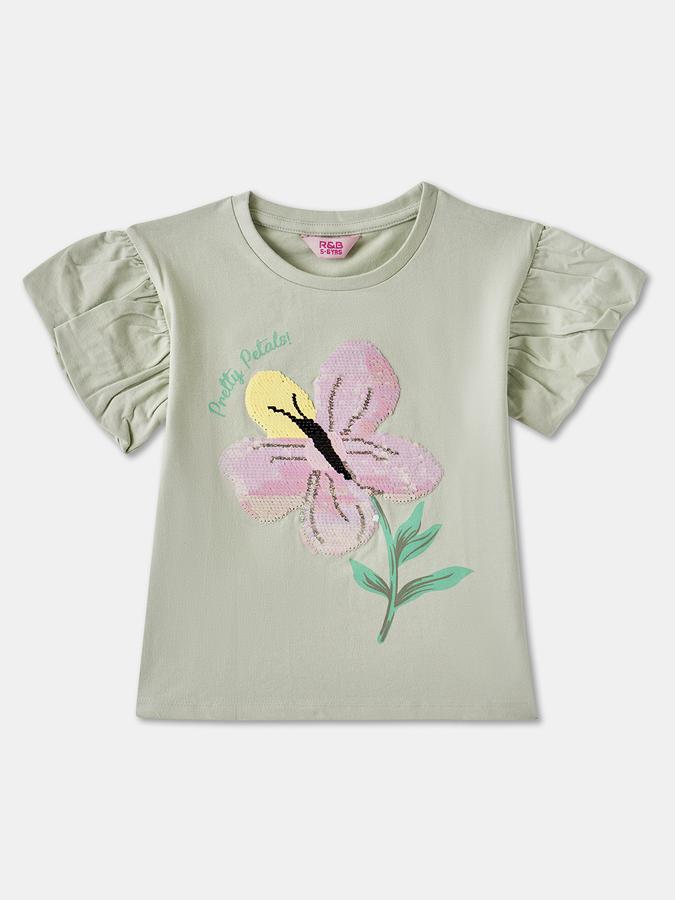 Girls Casual Pure Cotton A-line Top 