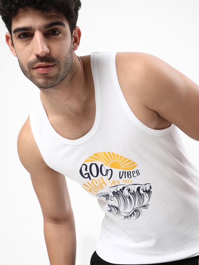 R&B Men White Tanks
