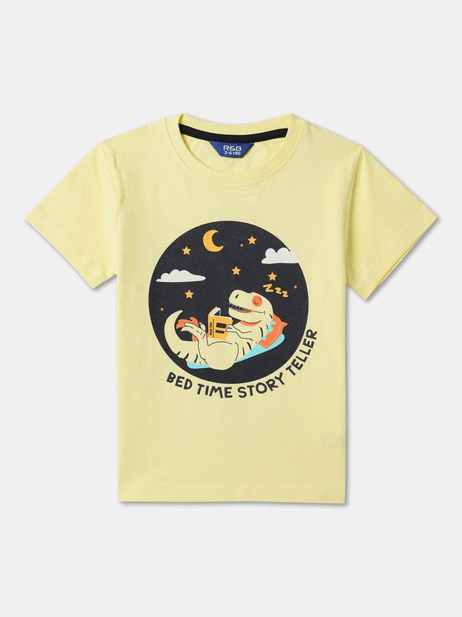 Boys Graphic T-shirt with Shorts Fashion Set