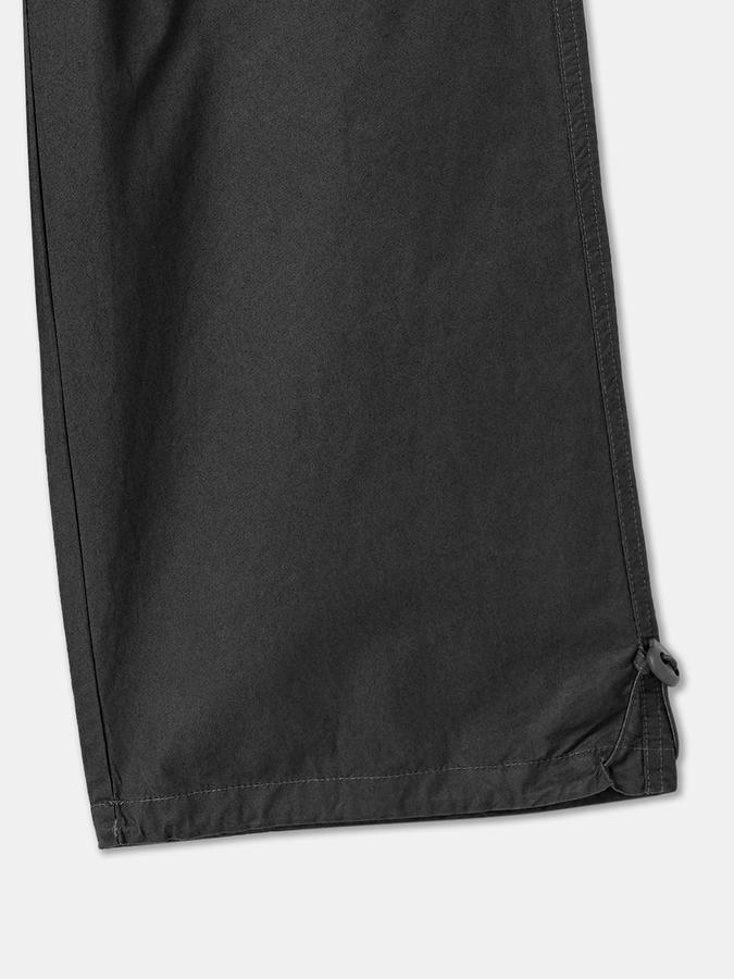 Boys Twill Regular Fit Drawstring Waist Clean Hem Trousers