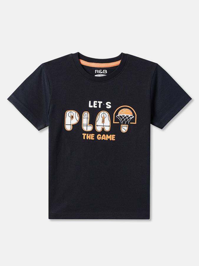 Boys Graphic Print Pure Cotton Regular T Shirt image number 0