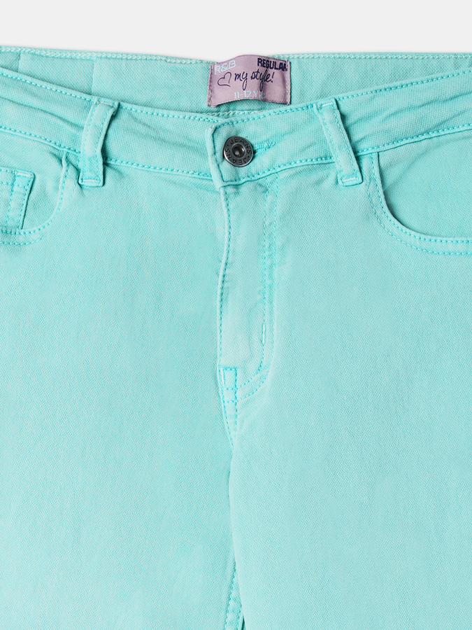 R&B Girl's Plain Denim Pant image number 3