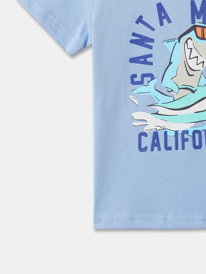 Boys Relaxed Fit Round-Neck T-Shirt image number 3