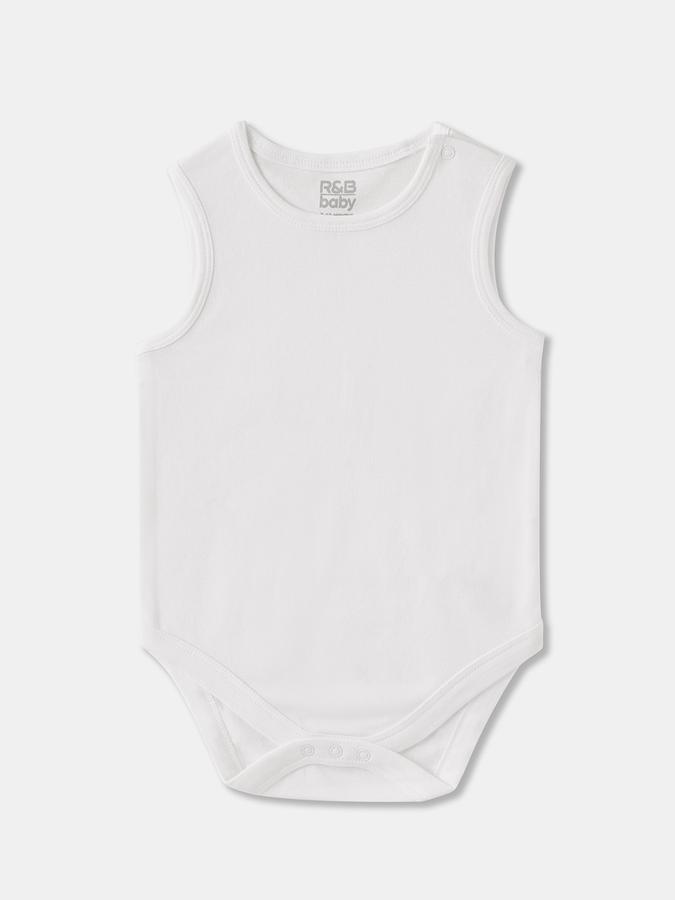 Romper For Baby Boys Solid Pure Cotton image number 3