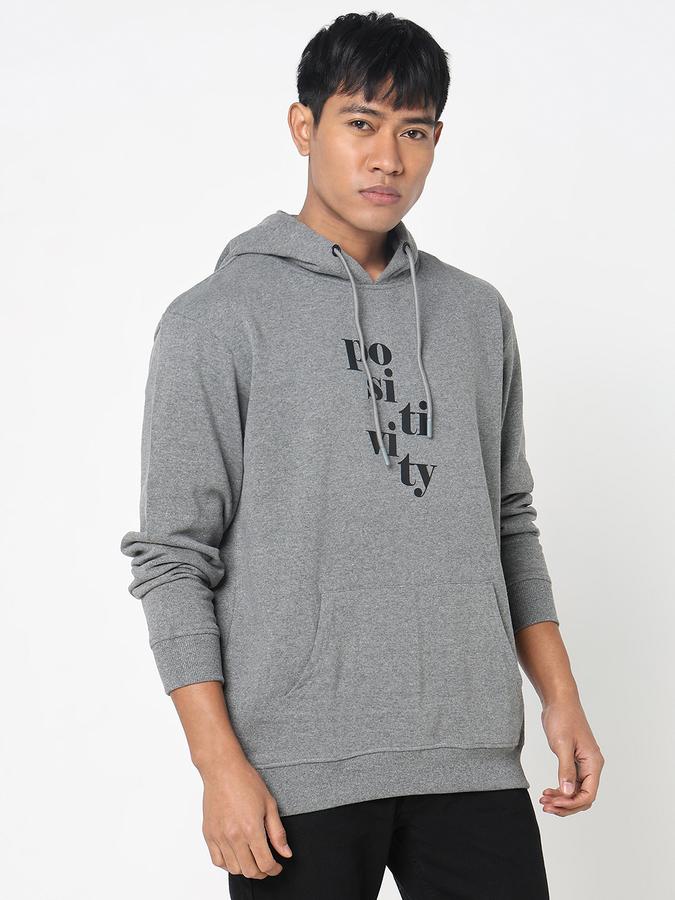 Full Sleeve Solid Men Sweatshirt image number 3