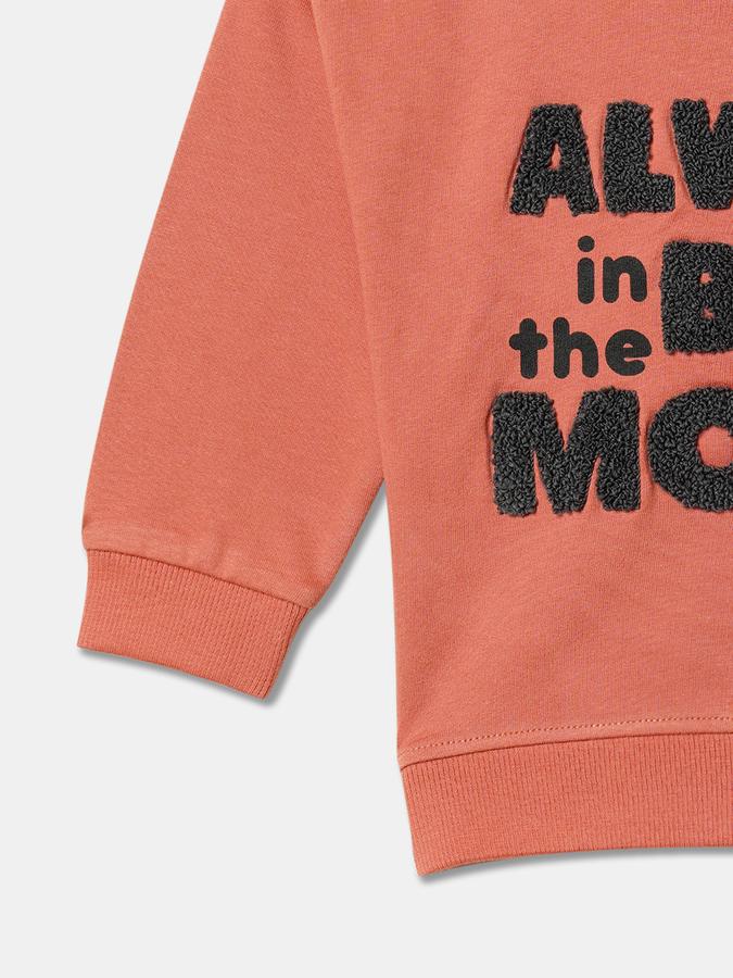 Boys Relaxed Fit Full Sleeve Hooded SweaT-Shirt