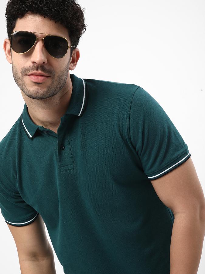 R&B Men's Polo With Contrast Tipping image number 0