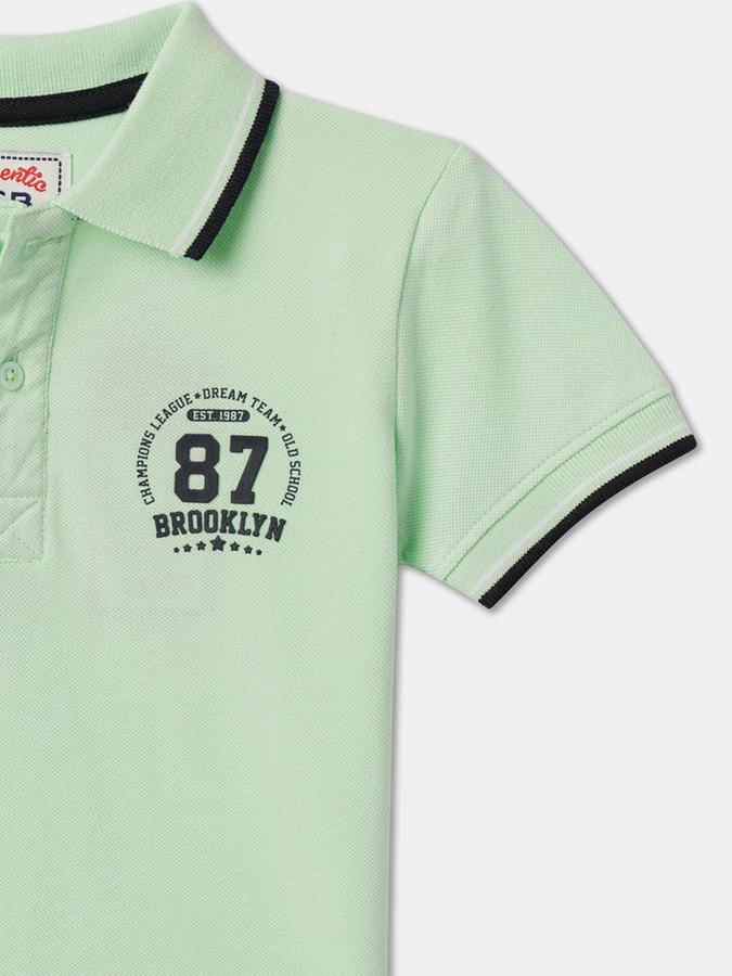 Boys Relaxed Fit Polo T-Shirt image number 2