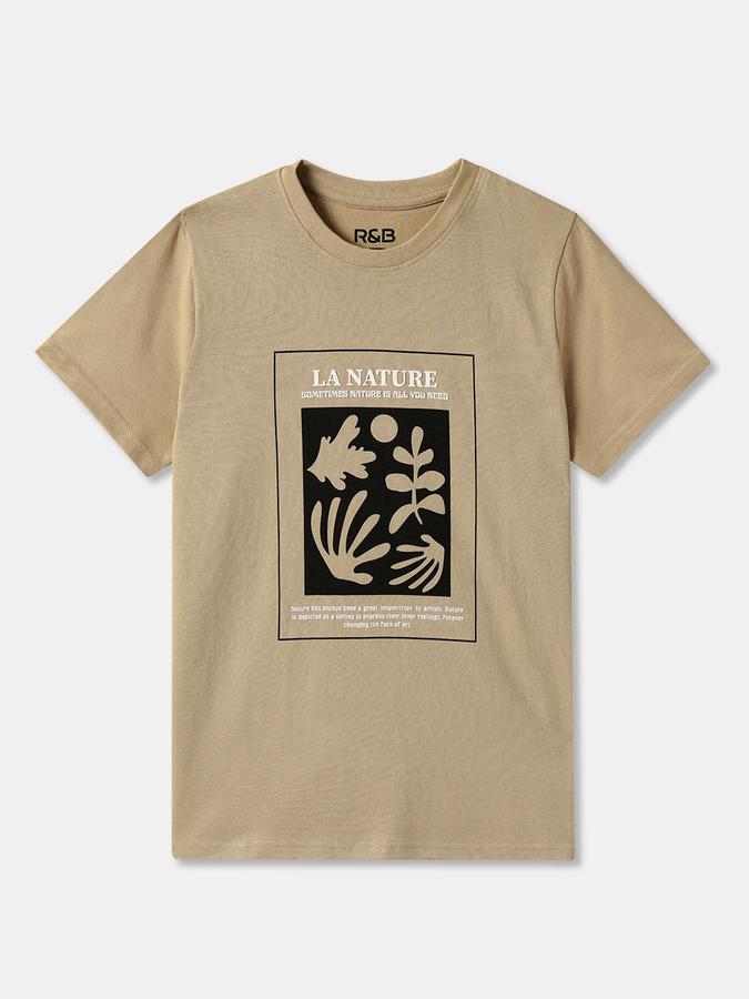 Boys Graphic Print Pure Cotton Regular T Shirt image number 0