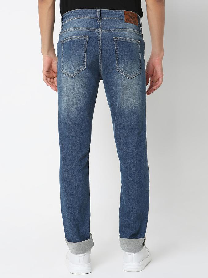 Men Slim Fit Jeans with Insert-Pockets image number 3