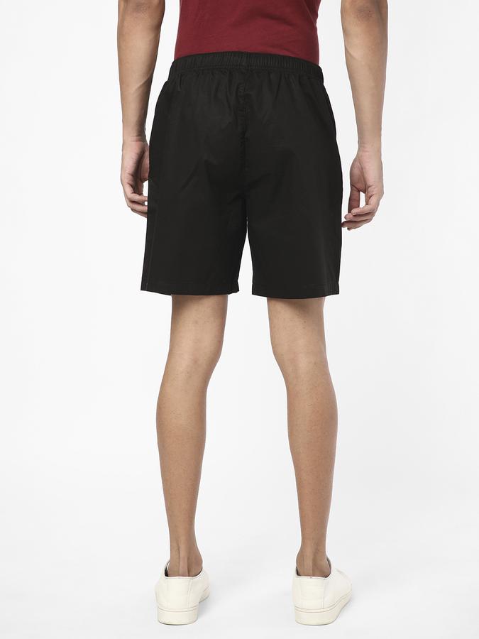 R&B Men Black Shorts image number 2