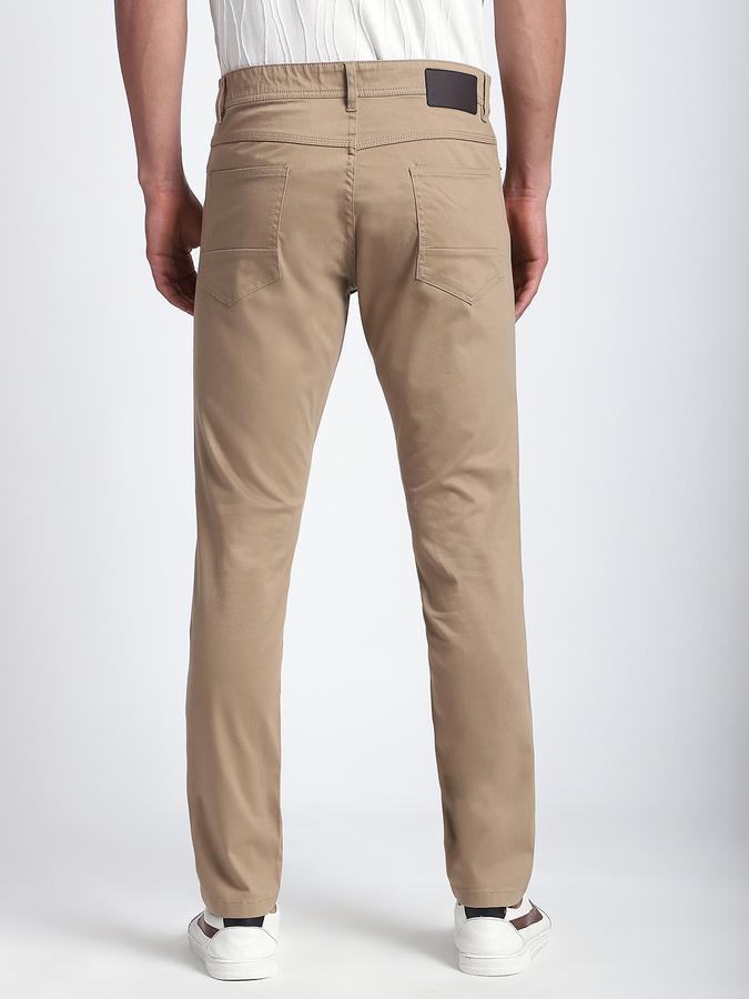 Men Cotton Skinny Fit Flat Front Chino Pants