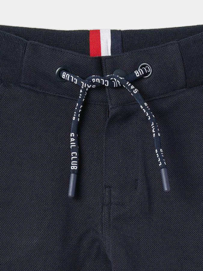 Boys Straight Track Pants with Elasticated Drawstring Waist image number 2