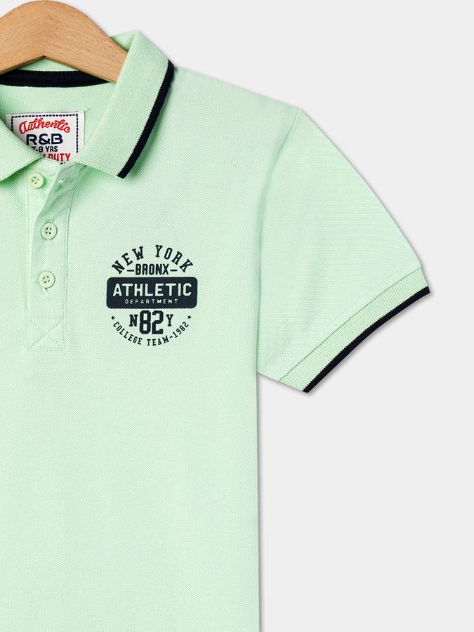 R&B Boy's Solid Polo image number 2
