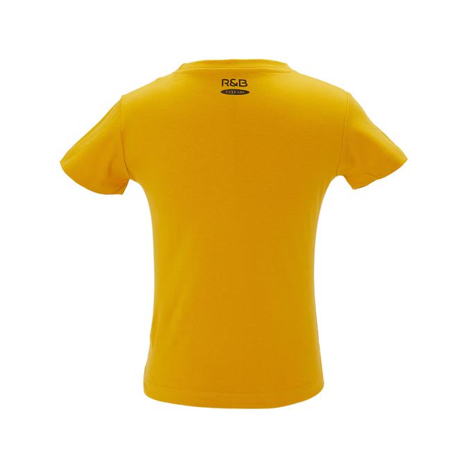 R&B Round Neck Yellow T-Shirt image number 2
